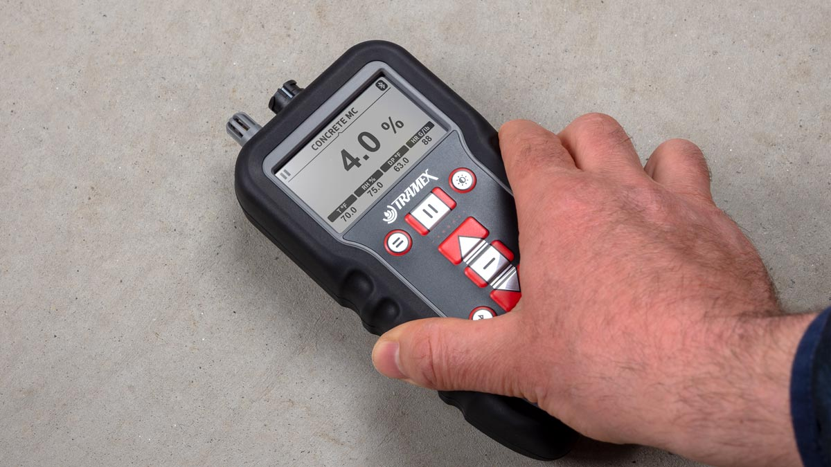 concrete floor moisture test